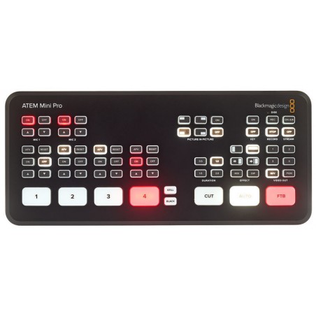 Blackmagic ATEM Mini Pro – live streaming and recording video switcher rental | ONEWAY Avignon Blackmagic ATEM Mini Pro – live streaming and recording video switcher rental | ONEWAY Avignon