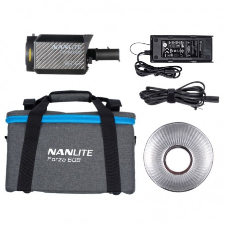 Nanlite Forza 60B Bi-Color rental – compact LED spotlight | ONEWAY Avignon