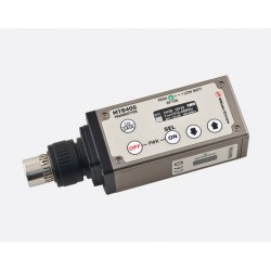 Wisycom MTB40S plug-on XLR wireless transmitter rental – 48V phantom | ONEWAY Avignon