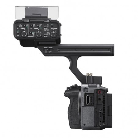 Sony FX30 Super 35 cinema camera with XLR handle – available for rental at ONEWAY in Avignon, South of France