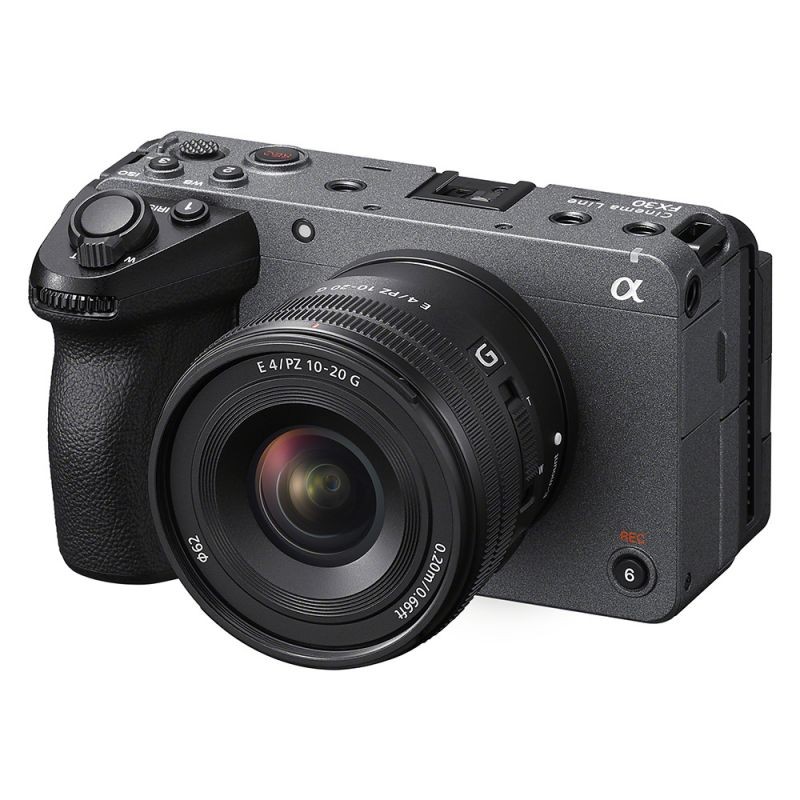 Sony FX30 Super 35 cinema camera with XLR handle – available for rental at ONEWAY in Avignon, South of France