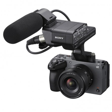 Sony FX30 Super 35 cinema camera with XLR handle – available for rental at ONEWAY in Avignon, South of France