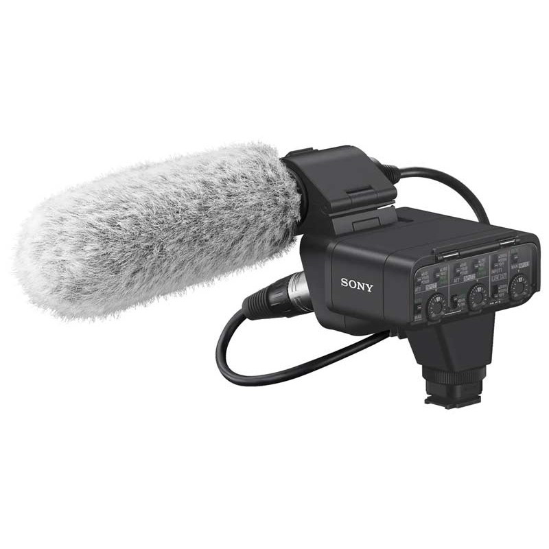 Sony XLR-K3M rental – XLR adapter + shotgun mic for Sony cameras | ONEWAY Avignon