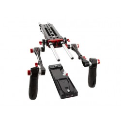 SHAPE shoulder rig with dual handles and VCT14 plate – available from ONEWAY in Avignon 2