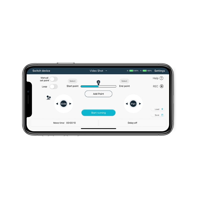 Location slider motorisé GVM WS-2D à Avignon – travelling vidéo professionnel – ONEWAY