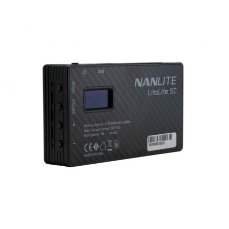 Nanlite LitoLite 5C rental – portable RGBWW mini LED | ONEWAY Avignon