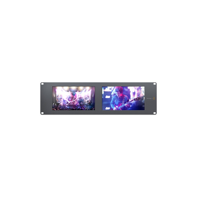 Blackmagic SmartScope Duo 4K – Dual 8" SDI rackmount monitor with built-in scopes available from ONEWAY in Avignon