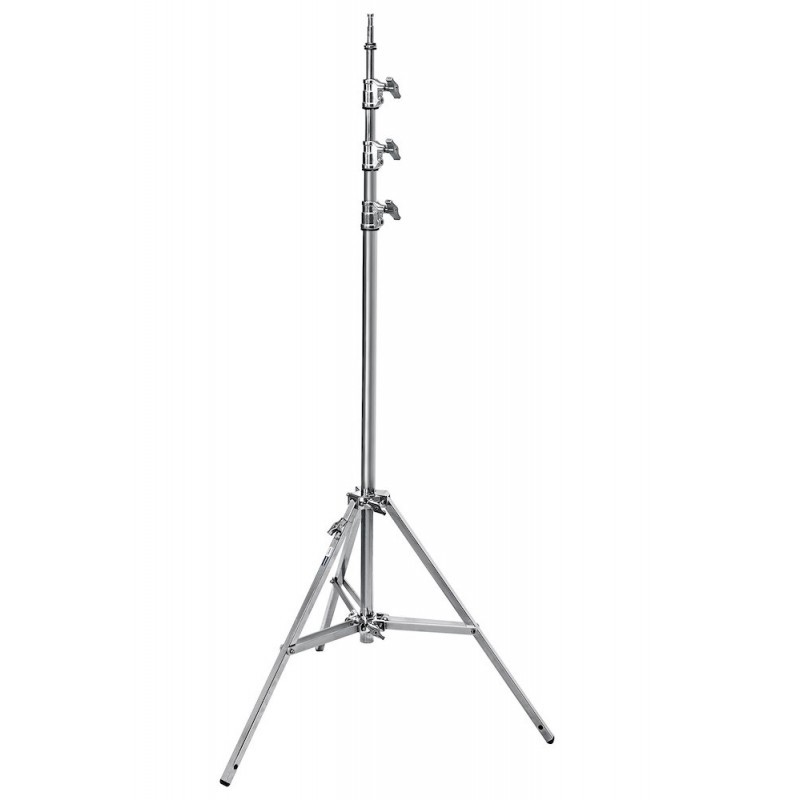 Avenger A0045CS tall chrome steel light stand rental – ONEWAY Avignon