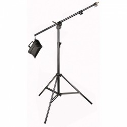 Pied lumière girafe Manfrotto 420B avec perche télescopique – location ONEWAY Avignon 2