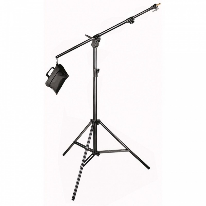 Manfrotto 420B boom light stand with telescopic arm rental – ONEWAY Avignon