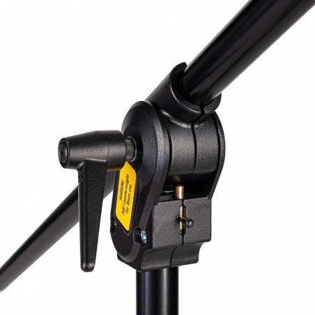 Pied lumière girafe Manfrotto 420B avec perche télescopique – location ONEWAY Avignon