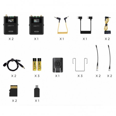 Deity Theos wireless kit rental – 2 transmitters + 1 receiver | ONEWAY Avignon Deity Theos wireless kit rental – 2 transmitters + 1 receiver | ONEWAY Avignon