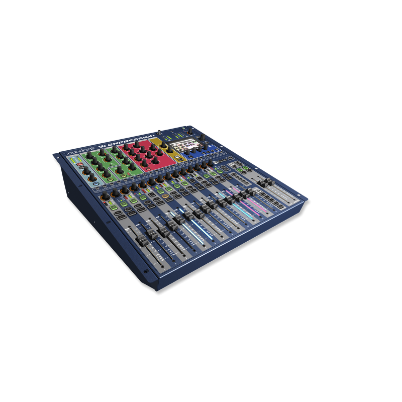 Soundcraft Si Expression 1 digital mixer rental – 16 inputs Lexicon FX | ONEWAY Avignon