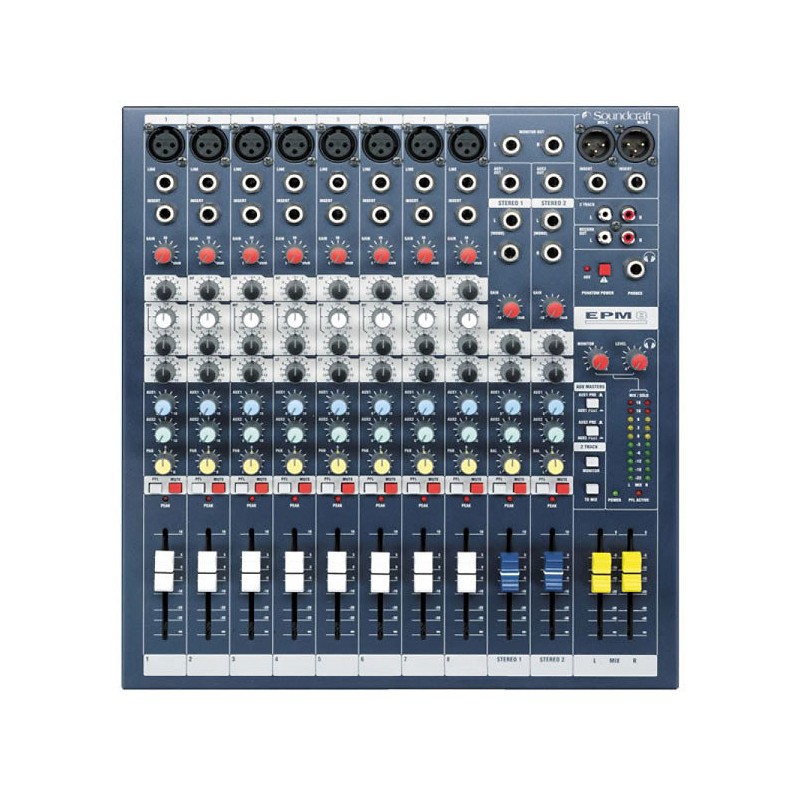 Soundcraft EPM8 – table de mixage analogique 8 canaux | Location ONEWAY Avignon