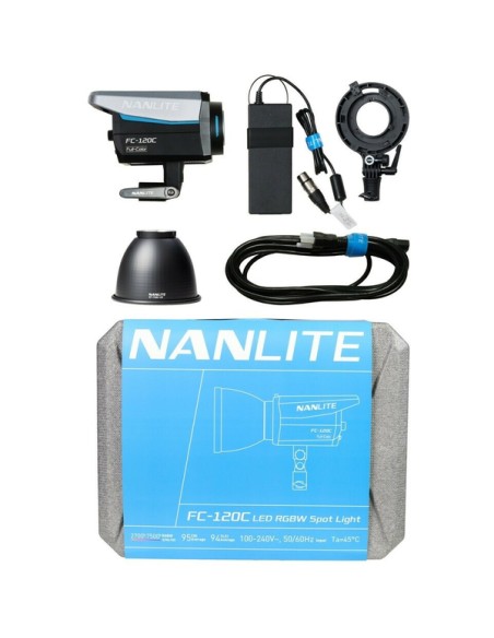 Nanlite FC-120C RGBWW LED rental – compact COB light | ONEWAY Avignon