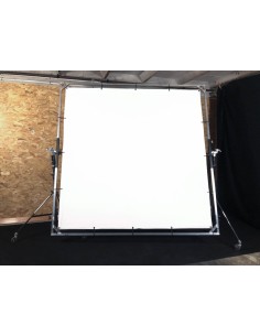 12x12 ft aluminium Butterfly frame rental with diffusion fabrics – ONEWAY Avignon