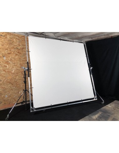 Cadre aluminium 12x12 pieds Butterfly avec toiles diffusion – ONEWAY location Avignon