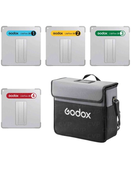 Kit 4 panneaux LiteFlow 25 Godox – réflecteurs cinéma concurrents Lightstream Dedolight | ONEWAY Avignon