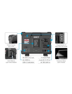 Moniteur Swit K15 15,6’’ 4K HDR régie vidéo – ONEWAY location Avignon