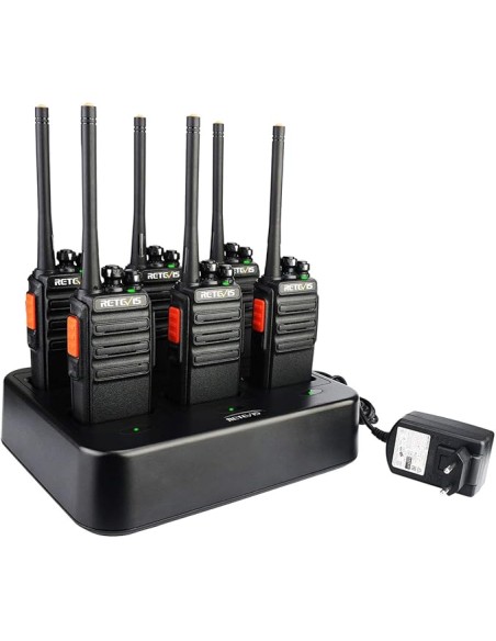 Kit 6 talkies-walkies Retevis RT24 – communication plateau & tournage | ONEWAY Avignon