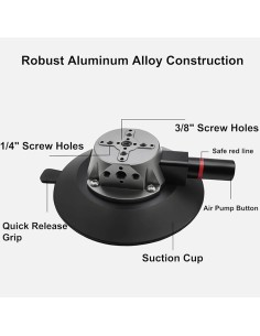 Ventouse caméra voiture 6 pouces avec bras magique en location chez ONEWAY à Avignon