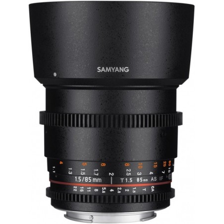 Samyang 85mm T1.5 VDSLR Cine – Sony E portrait lens rental | ONEWAY Avignon