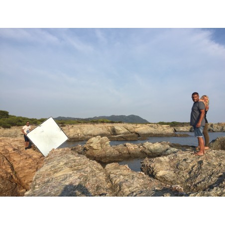 ONEWAY AVIGNON LOCATION CADRE LASTOLITE 2X2 m avec TOILE DE DIFFUSION ET REFLECTION