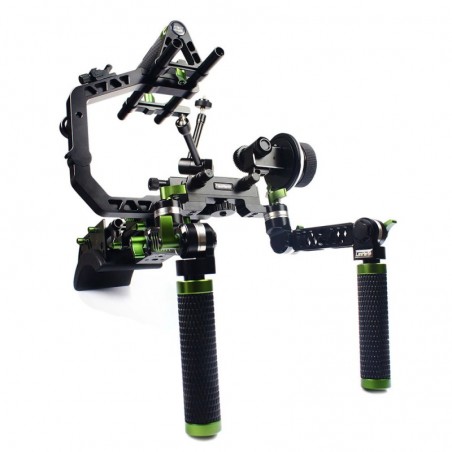 Lanparte shoulder rig with manual follow focus – rental available from ONEWAY in Avignon Lanparte shoulder rig with manual follow focus – rental available from ONEWAY in Avignon