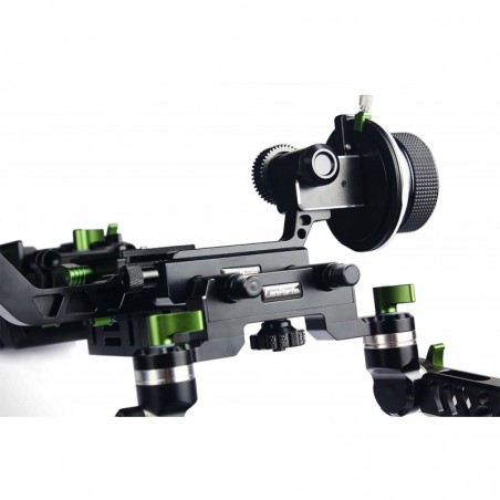 Lanparte shoulder rig with manual follow focus – rental available from ONEWAY in Avignon Lanparte shoulder rig with manual follow focus – rental available from ONEWAY in Avignon