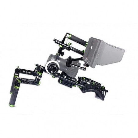 Lanparte shoulder rig with manual follow focus – rental available from ONEWAY in Avignon Lanparte shoulder rig with manual follow focus – rental available from ONEWAY in Avignon
