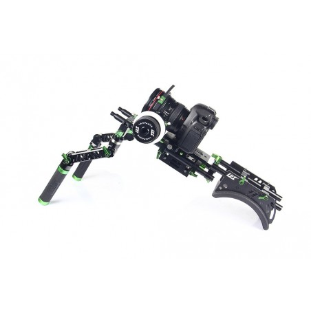 Lanparte shoulder rig with manual follow focus – rental available from ONEWAY in Avignon Lanparte shoulder rig with manual follow focus – rental available from ONEWAY in Avignon