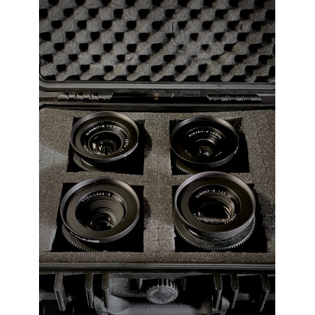 Leica-R 4-lens Duclos mod cinema kit EF mount – rental ONEWAY Avignon