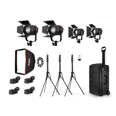 Kit Fiilex LED 2x P360 + 2x P180 – location lumière compacte | ONEWAY Avignon