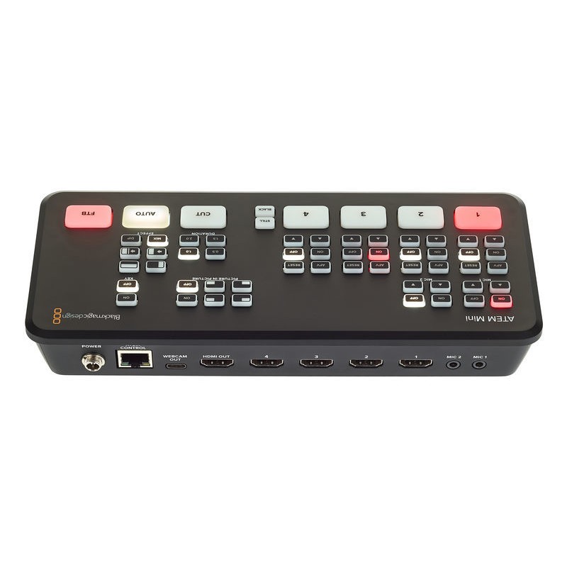 Blackmagic ATEM Mini – compact 4 HDMI input video switcher rental | ONEWAY Avignon