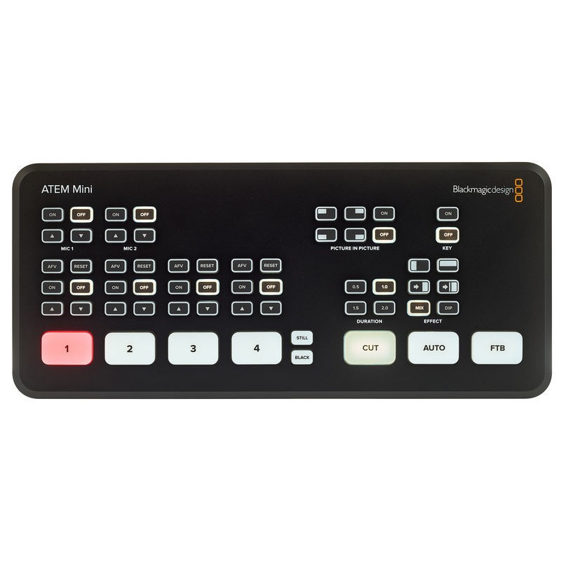 Blackmagic ATEM Mini – compact 4 HDMI input video switcher rental | ONEWAY Avignon